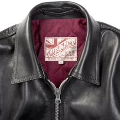 Addict Clothes Japan Addict AD-01 Horsehide Leather Jacket Black