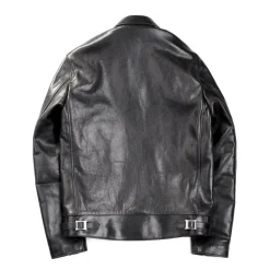 Addict Clothes Japan Addict AD-01 Horsehide Leather Jacket Black