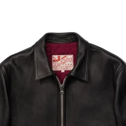 Addict Clothes Japan Addict AD-01 Sheepskin Leather Jacket Black