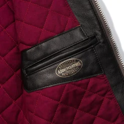 Addict Clothes Japan Addict AD-01 Sheepskin Leather Jacket Black