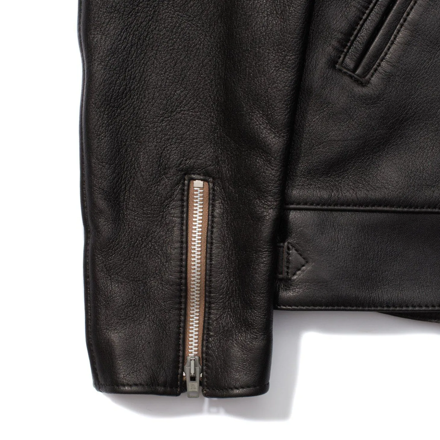 Addict Clothes Japan Addict AD-01 Sheepskin Leather Jacket Black