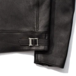 Addict Clothes Japan Addict AD-01 Sheepskin Leather Jacket Black