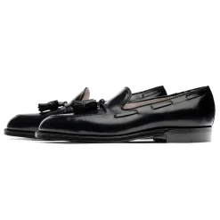 Alden Black Shell Cordovan Tassel Moccasin Loafer 664