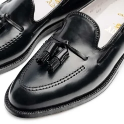 Alden Black Shell Cordovan Tassel Moccasin Loafer 664