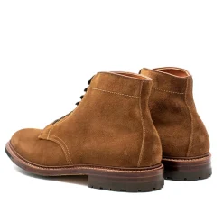 Alden Plain Toe Boot Snuff Calf Suede 4511HC