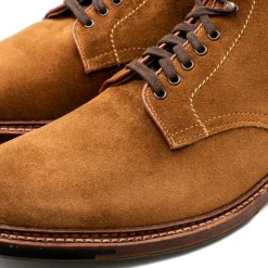 Alden Plain Toe Boot Snuff Calf Suede 4511HC