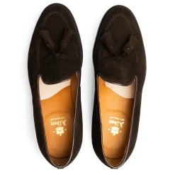 Alden Tassel Loafer Brown Suede 666