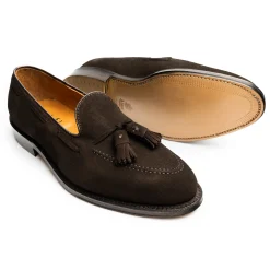 Alden Tassel Loafer Brown Suede 666
