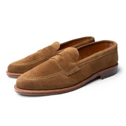 Alden Unlined Penny Loafer Snuff Suede 5735F
