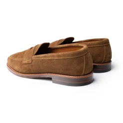 Alden Unlined Penny Loafer Snuff Suede 5735F