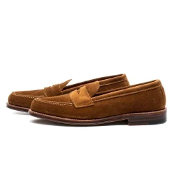 Alden Unlined Penny Loafer Snuff Suede 6243F