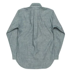 Allevol Chambray Work Shirt Blue