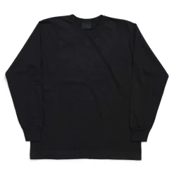 Allevol Heavy Duty Crew Neck L/S T-Shirt Black