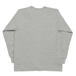 Allevol Heavy Duty Crew Neck L/S T-Shirt Grey