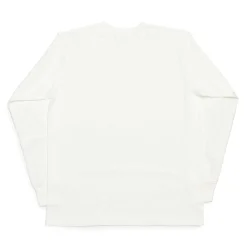 Allevol Heavy Duty Crew Neck L/S T-Shirt White
