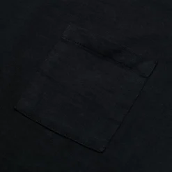 Allevol Heavy Duty Crew Neck Square Pocket T-shirt Black