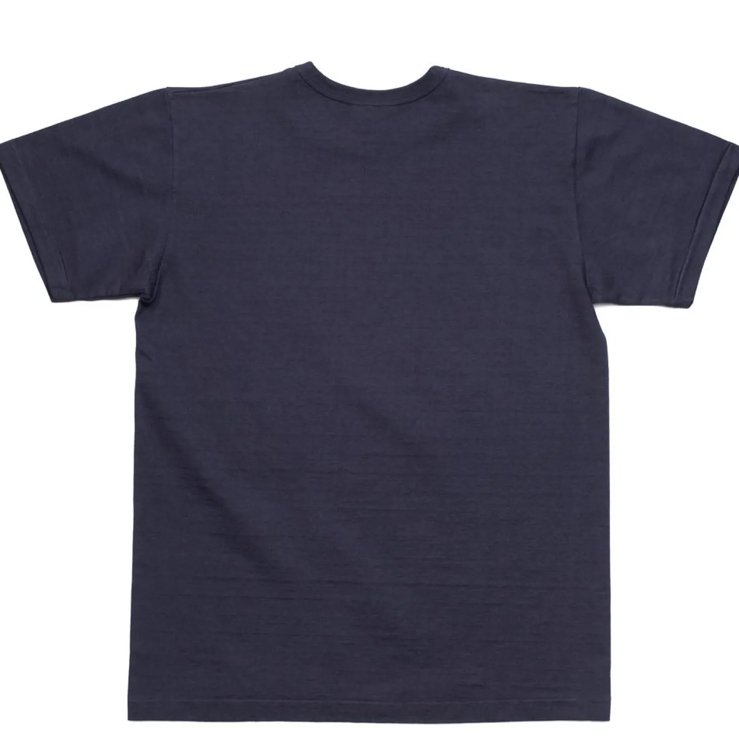 Allevol Heavy Duty Crew Neck Square Pocket T-shirt Navy