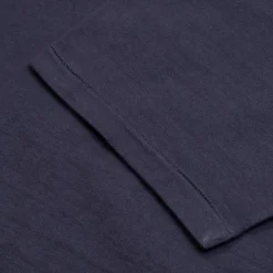 Allevol Heavy Duty Crew Neck Square Pocket T-shirt Navy