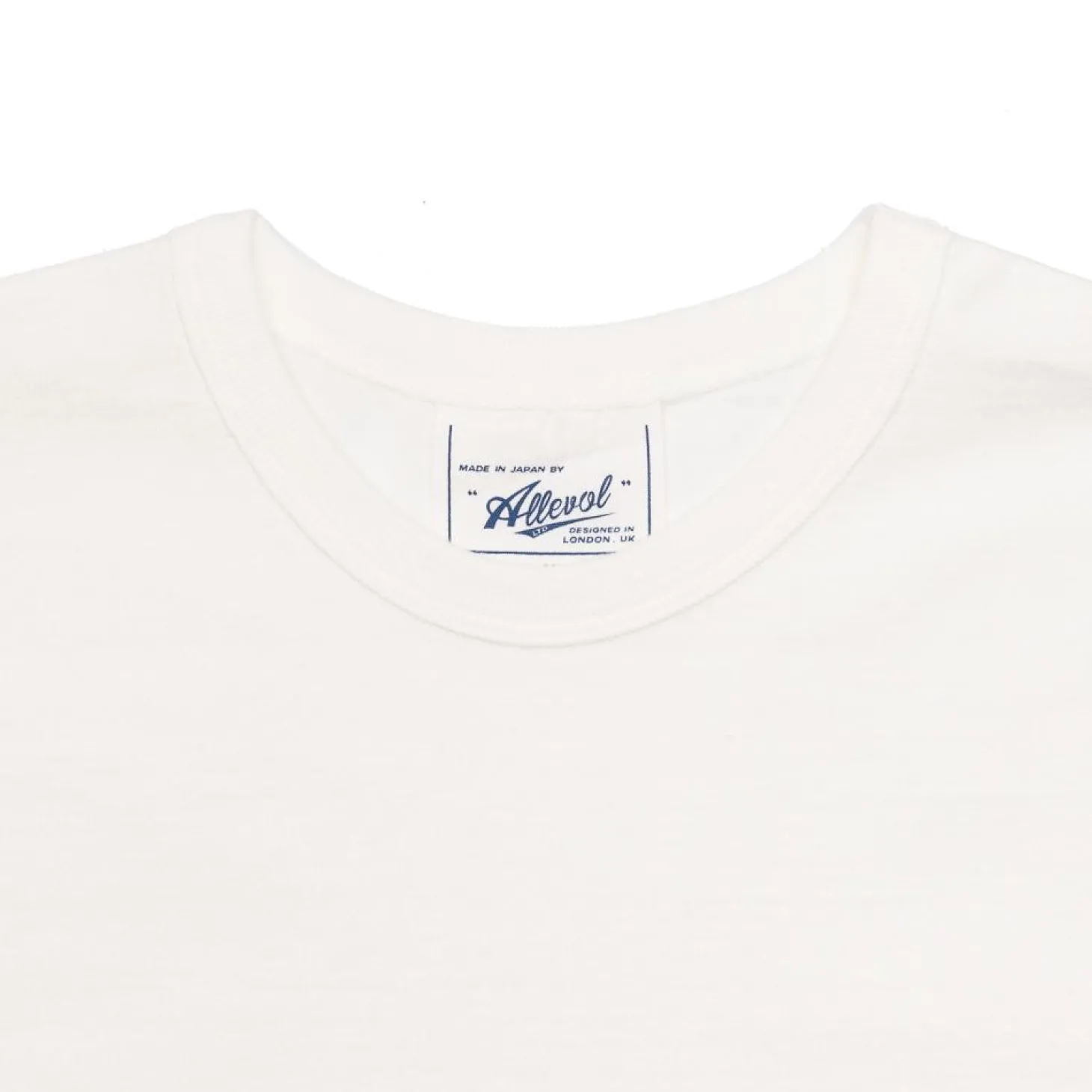 Allevol Heavy Duty Crew Neck Square Pocket T-shirt White