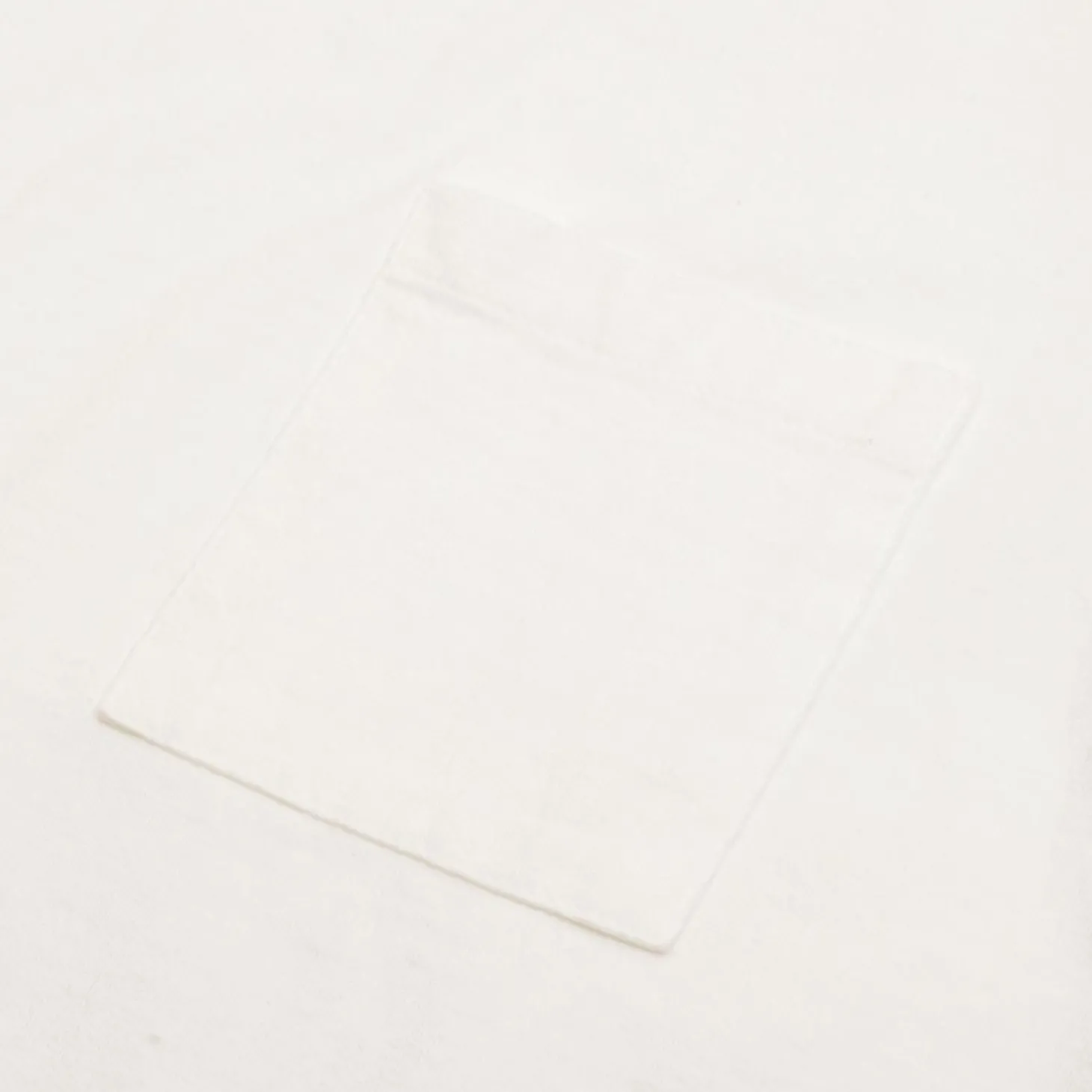 Allevol Heavy Duty Crew Neck Square Pocket T-shirt White