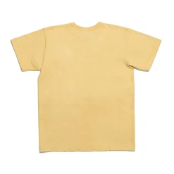 Allevol Heavy Duty Crew Neck T-shirt Hand Dyed Yellow