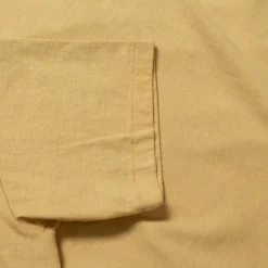 Allevol Heavy Duty Crew Neck T-shirt Hand Dyed Yellow