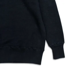 Allevol Loopwheel Quarter Zip Sweatshirt Black
