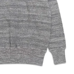 Allevol Loopwheel Quarter Zip Sweatshirt Dark Grey