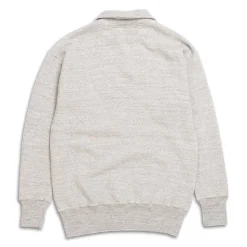 Allevol Loopwheel Quarter Zip Sweatshirt Grey