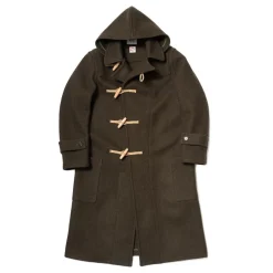 Allevol 'Pat' Duffle Coat Olive