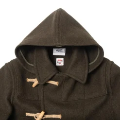 Allevol 'Pat' Duffle Coat Olive