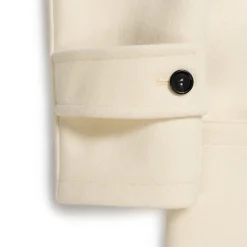 Allevol 'Pat' Duffle Coat White