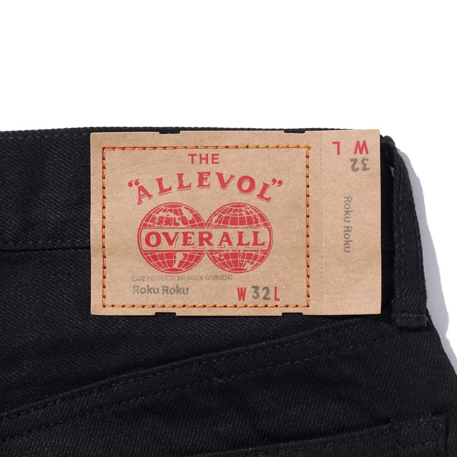 Allevol 'Roku Roku' 66 Denim Jean Black