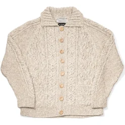 Allevol X Inverallan 3A Lumber Cardigan Linen/ Cotton Natural