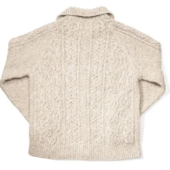 Allevol X Inverallan 3A Lumber Cardigan Linen/ Cotton Natural