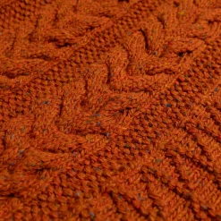 Allevol X Inverallan 1G Pegasus Crew Neck Sweater Mohair Tweed Blaze