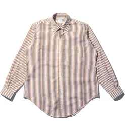 Anatomica BD Shirt Bengal Stripe Sand