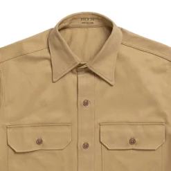 Anatomica Chino Shirt Beige