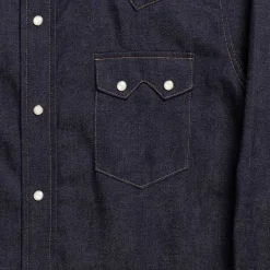 Anatomica Denim Western Shirt Indigo