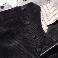 Belafonte Ragtime Clothing Hi Back Corduroy Trousers Black