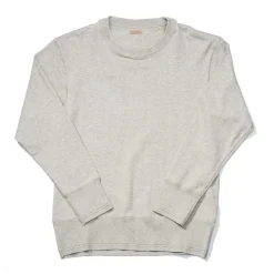 Belafonte Ragtime Clothing Belafonte Ragtime Mix Cotton Knitted Aze Ribbed Sweatshirt Ash Heather