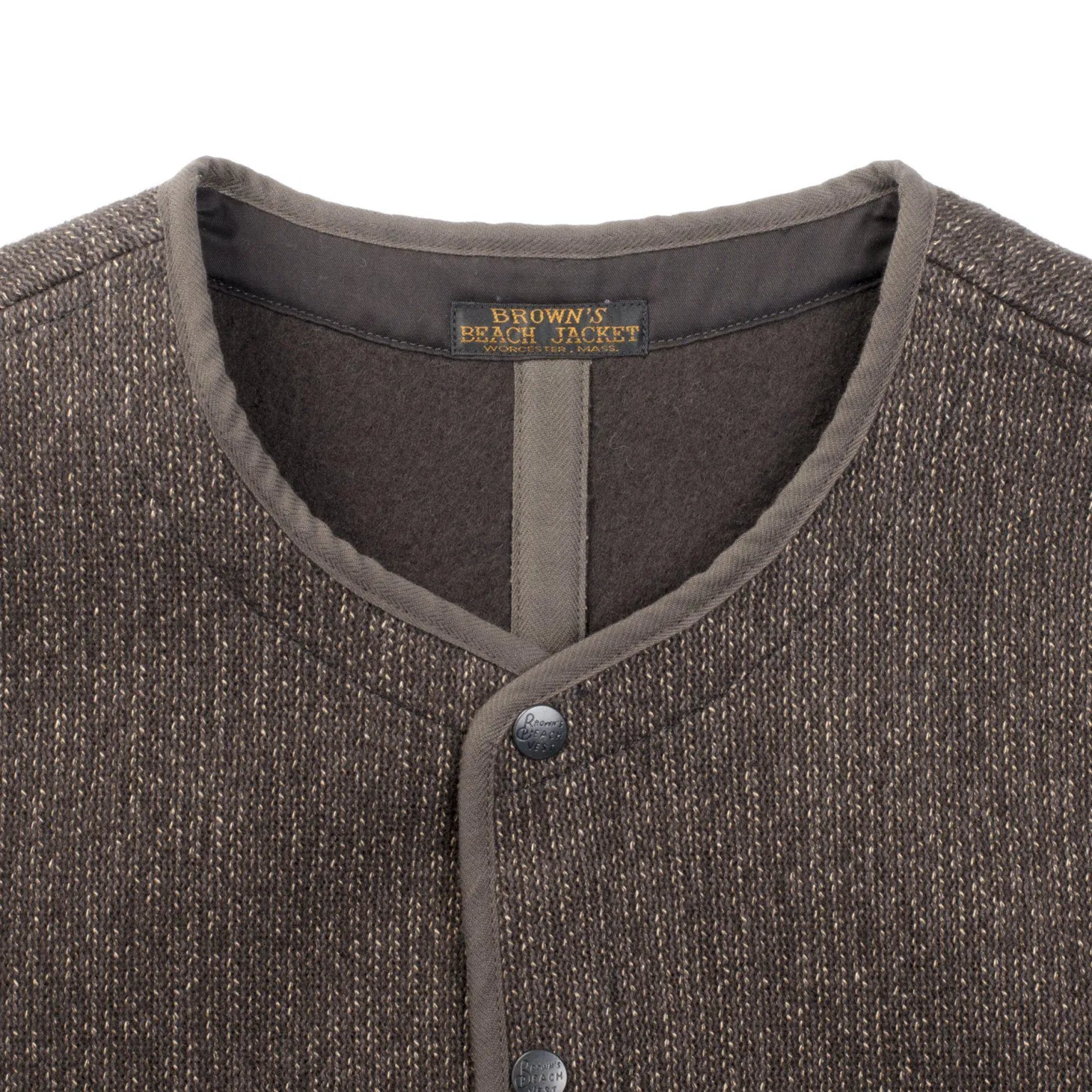 Brown's Beach BBJ-001 Early Vest Grey