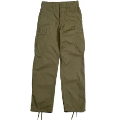 Buzz Rickson's Trousers Poplin Cotton 107 Olive