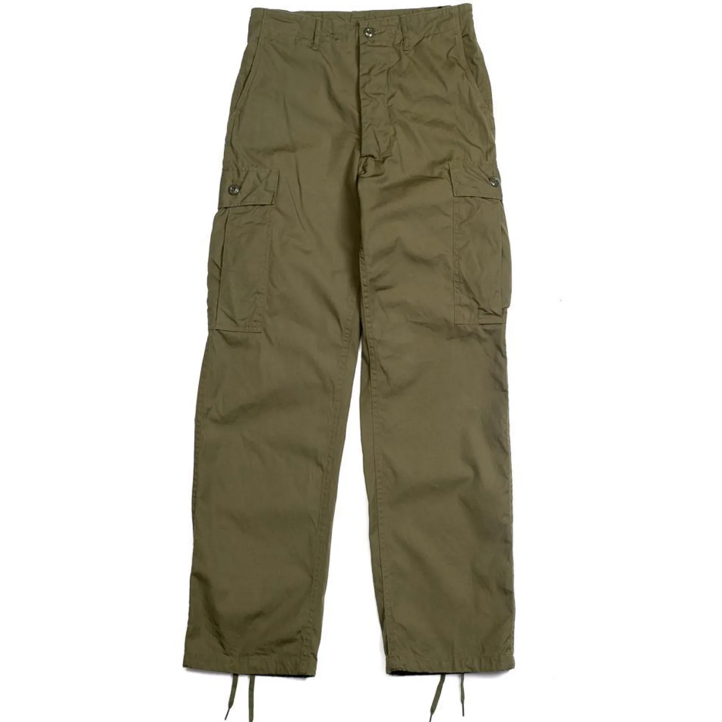 Buzz Rickson's Trousers Poplin Cotton 107 Olive
