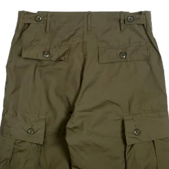 Buzz Rickson's Trousers Poplin Cotton 107 Olive