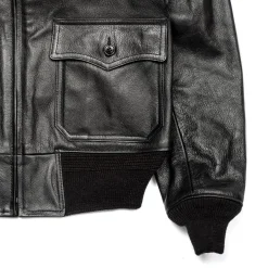 Buzz Rickson's x William Gibson G-1 Leather Jacket Black