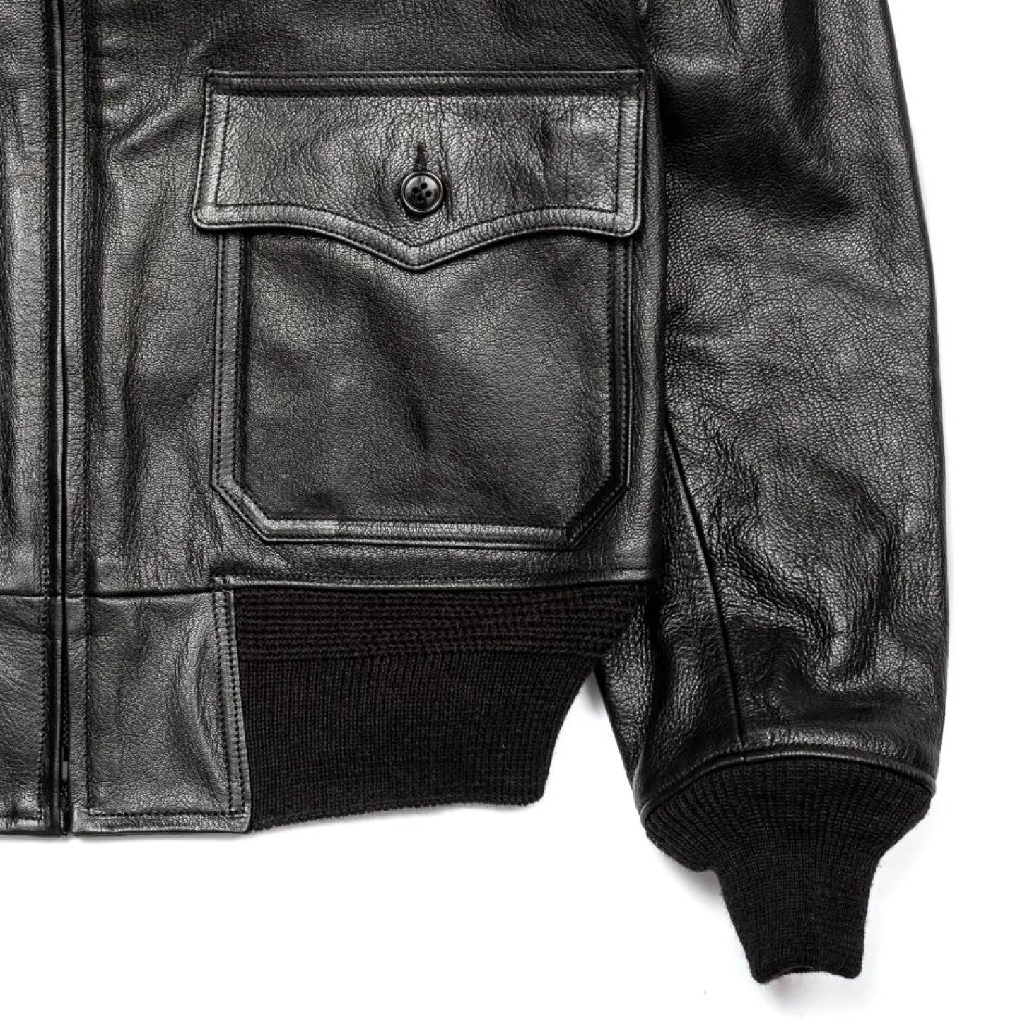 Buzz Rickson's x William Gibson G-1 Leather Jacket Black