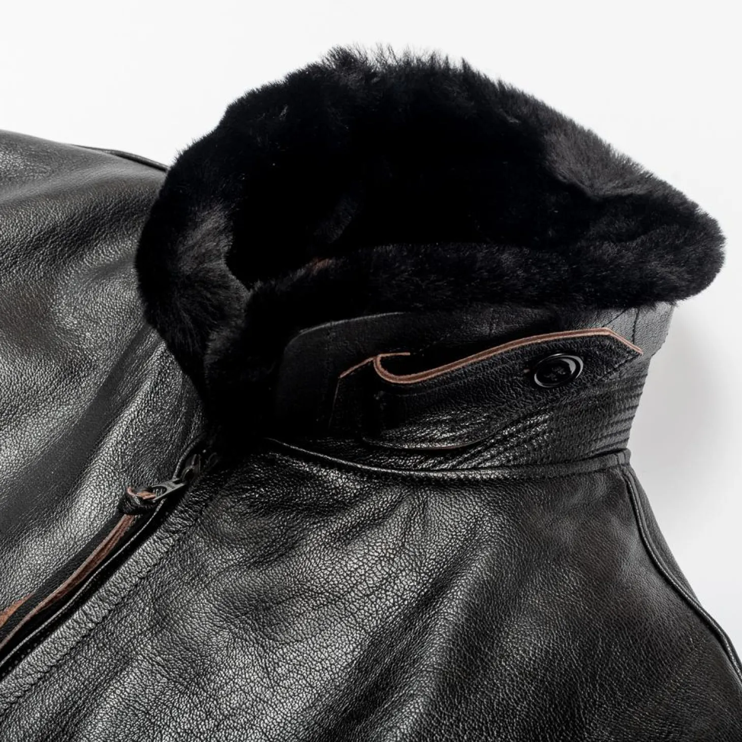 Buzz Rickson's x William Gibson G-1 Leather Jacket Black