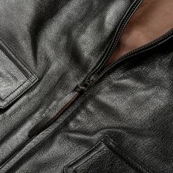 Buzz Rickson's x William Gibson G-1 Leather Jacket Black