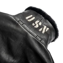 Buzz Rickson's x William Gibson G-1 Leather Jacket Black